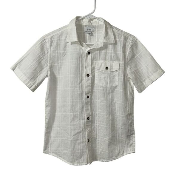 Big Boys Old Navy,Calvin Klein Button Down Short sleeve Shirt,(Size 10/12) - Picture 4 of 9